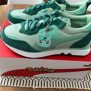 Men’s Pokémon X Puma Rider FV Bulbasaur - Size 8 (NWT)